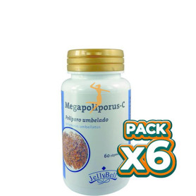 Pack 6x MEGAPOLIPORUS-C 60 CÁPSULAS JELLYBELL