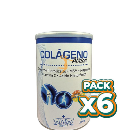 Pack 6x COLÁGENO ATRION 360Gr. JELLYBELL