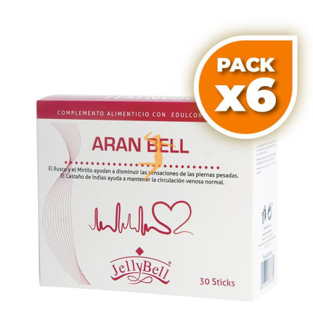 Pack 6x ARAN BELL 30 STICKS JELLYBELL