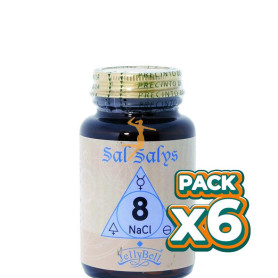 Pack 6x SAL SALYS 8 NACL 90 COMPRIMIDOS JELLYBELL