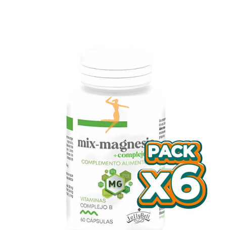 Pack 6x MIX-MAGNESIO 60 CÁPSULAS JELLYBELL