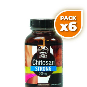 Pack 6x CHITOSAN STRONG 120 COMPRIMIDOS NATURMIL SPORT