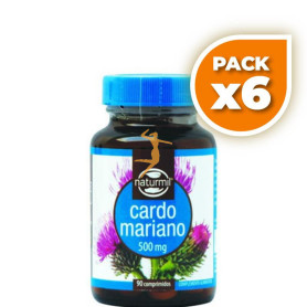 Pack 6x CARDO MARIANO 500Mg. 90 COMPRMIDOS NATURMIL