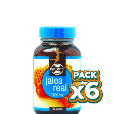 Pack 6x JALEA REAL 1.000Mg. 60 PERLAS NATURMIL