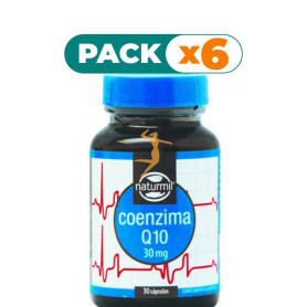 Pack 6x CO-ENZIMA Q10 30Mg. 30 PERLAS NATURMIL
