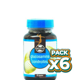 Pack 6x GLUCOSAMINA + CONDROITINA 45 CÁPSULAS NATURMIL