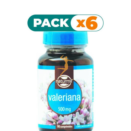 Pack 6x VALERIANA 500Mg. 90 COMPRIMIDOS NATURMIL