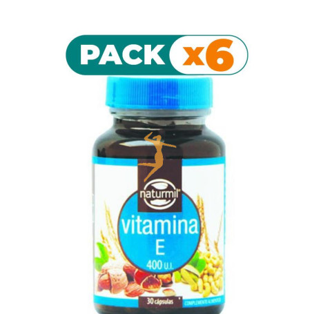 Pack 6x VITAMINA E 400UI 30 PERLAS NATURMIL