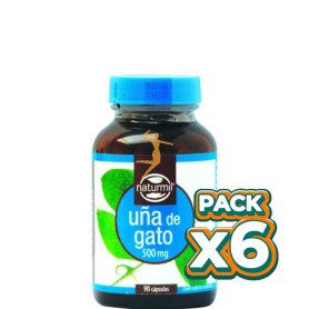 Pack 6x UÑA DE GATO 500Mg. 90 CÁPSULAS NATURMIL