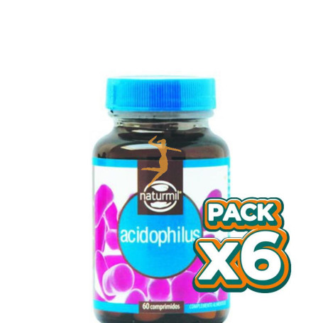 Pack 6x ACIDOPHILUS 60 COMPRIMIDOS NATURMIL