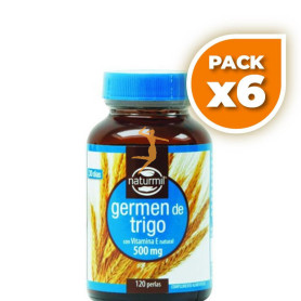 Pack 6x GERMEN DE TRIGO 500Mg. 120 PERLAS NATURMIL