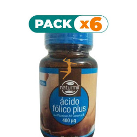 Pack 6x ÁCIDO FÓLICO PLUS 90COMPRIMIDOS NATURMIL