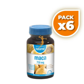 Pack 6x MACA 750Mg. 60 COMPRIMIDOS NATURMIL