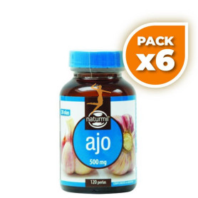 Pack 6x AJO 500Mg. 120 PERLAS NATURMIL