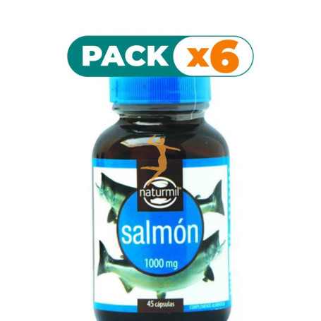 Pack 6x SALMÓN 1.000Mg. 45 PERLAS NATURMIL