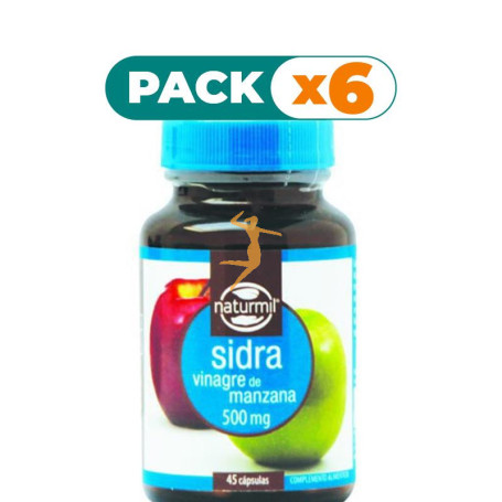 Pack 6x SIDRA 500Mg. 45 CÁPSULAS NATURMIL