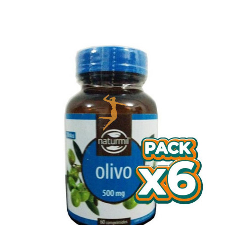 Pack 6x OLIVO 500Mg. 60 COMPRIMIDOS NATURMIL