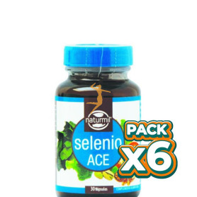 Pack 6x SELENIO ACE 30 CÁPSULAS NATURMIL