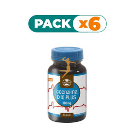 Pack 6x CO-ENZIMA Q10 PLUS 100Mg. 60 CÁPSULAS NATURMIL