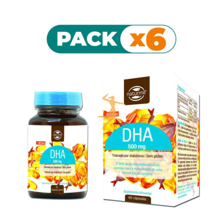 Pack 6x DHA 500Mg. 60 CÁPSULAS NATURMIL