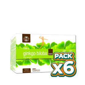 Pack 6x GINKGO BILOBA FORTE 20 AMPOLLAS NATURMIL