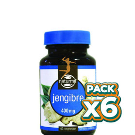 Pack 6x JENGIBRE 400Mg. 60 COMPRIMIDOS NATURMIL