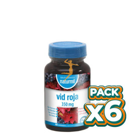 Pack 6x VID ROJA 350Mg. 60 COMPRIMIDOS NATURMIL