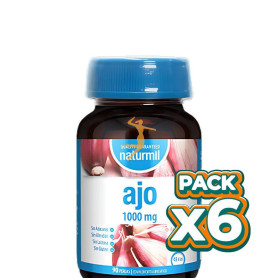 Pack 6x AJO 1000MG 90 PERLAS NATURMIL