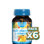 Pack 6x MULTIVITAMINAS & MINERALES 60 PERLAS NATURMIL
