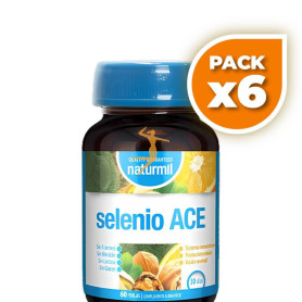 Pack 6x SELENIO ACE 60 PERLAS NATURMIL
