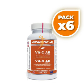 Pack 6x VITAMINA C AB COMPLEX 1.000Mg. 120 TABLETAS AIRBIOTIC