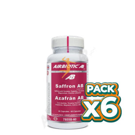 Pack 6x AZAFRÁN AB COMPLEX 60 CÁPSULAS AIRBIOTIC