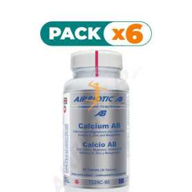 Pack 6x CALCIO AB COMPLEX 90 TABLETAS AIRBIOTIC