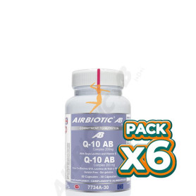 Pack 6x Q-10 AB COMPLEX 200Mg. 30 CÁPSULAS AIRBIOTIC