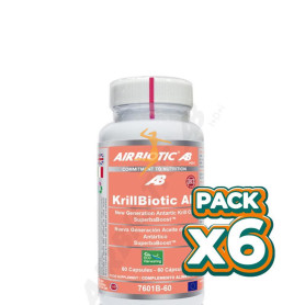 Pack 6x KRILLBIOTIC AB 590Mg. ECOHARVESTING 60 CÁPSULAS AIRBIOTIC