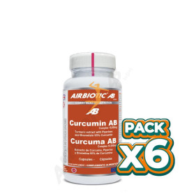 Pack 6x CÚRCUMA AB COMPLEX 10.000Mg. 30 CÁPSULAS AIRBIOTIC