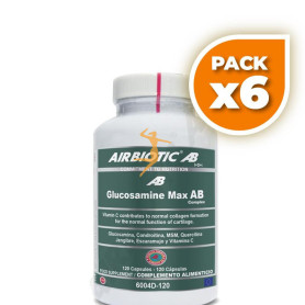 Pack 6x GLUCOSAMINE MAX AB COMPLEX 120 CÁPSULAS AIRBIOTIC