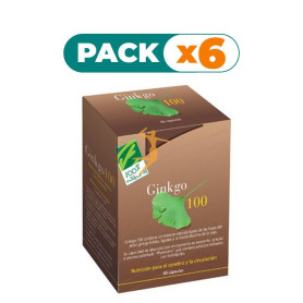Pack 6x GINKGO 100 100% NATURAL