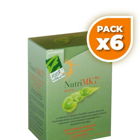 Pack 6x NUTRIMK7 HUESOS 60 PERLAS 100% NATURAL