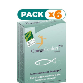 Pack 6x OMEGACONFORT7 30 PERLAS CIENPORCIEN NATURAL