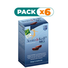 Pack 6x ACEITE DE KRILL 80 CÁPSULAS 100% NATURAL
