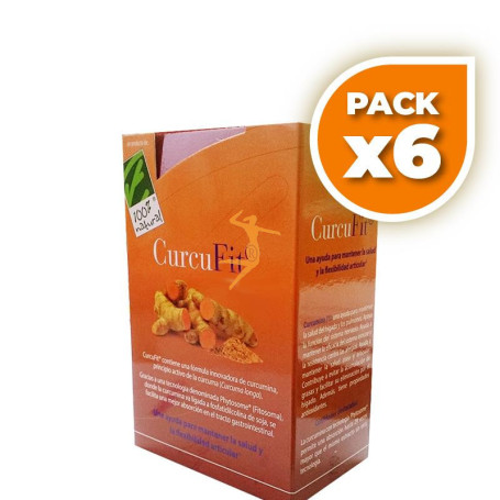 Pack 6x CURCUFIT 90 CÁPSULAS 100% NATURAL