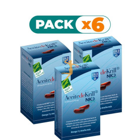 Pack 6x ACEITE DE KRILL NKO 40 PERLAS 500Mg. 100% NATURAL