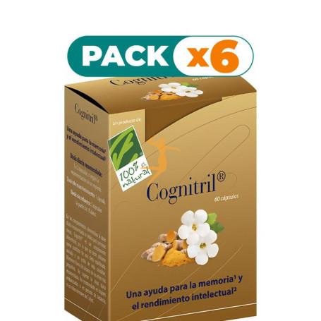 Pack 6x COGNITRIL 60 CÁPSULAS 100% NATURAL
