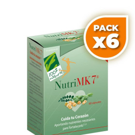 Pack 6x NUTRIMK7 CARDIO 60 PERLAS 100% NATURAL