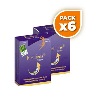 Pack 6x RESILIENS DEPORTE 60 CÁPSULAS 100% NATURAL