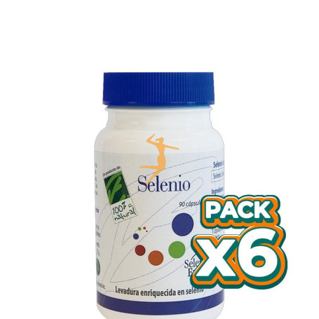 Pack 6x SELENIO 90 CÁPSULAS 100% NATURAL
