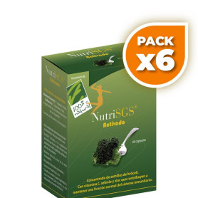 Pack 6x NUTRI SGS ACTIVADO 60 CÁPSULAS 100% NATURAL