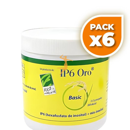 Pack 6x IP6 ORO BASIC POLVO 312 GR 100% NATURAL