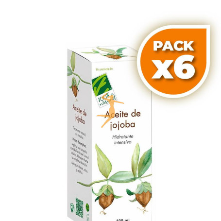 Pack 6x ACEITE DE JOJOBA 100 ML 100% NATURAL